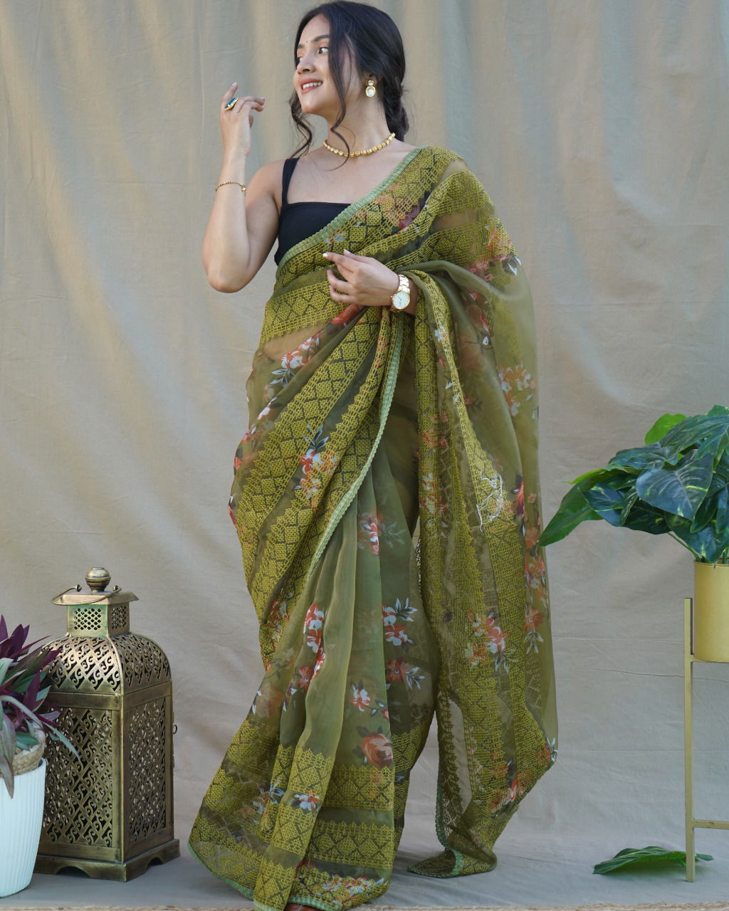 Nitya 1 New Designer Party Wear Organza Latest Saree Collection